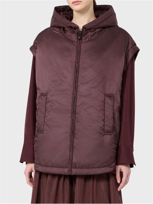 Oversized hooded padded vest MAX MARA THE CUBE | 2629296034600046